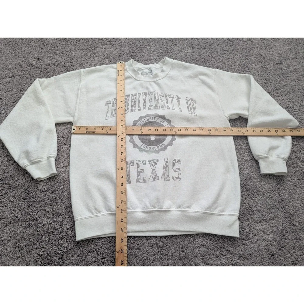 University of Texas Longhorns Sweater‎ Mens Medium NCAA White Gameday Couture